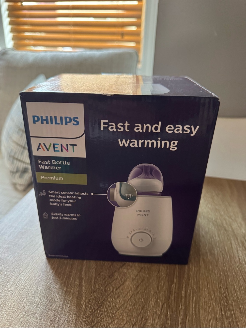 Philips Avent Fast Bottle Warmer - White and Purple
